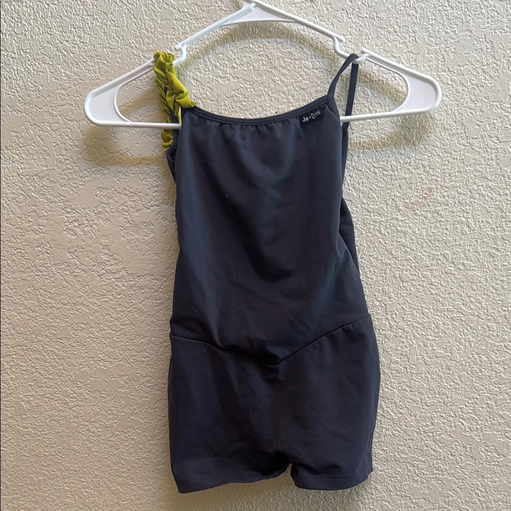 Grey Jo+Jax Open Back Unitard